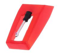 ARTSEWPLY Red Record Player Needle Replacement with Aluminum Alloy Stylus for Phonograph and Vinyl Records, Easy Replacement and Sturdy Turntable Needle for Audio Players