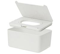 ARTSEWPLY Refillable Wipes Dispenser Plastic Tissue Box Holder with Lid Easy to Clean and Portable Wipe Container Case Suitable to Put on Table or Dining Table