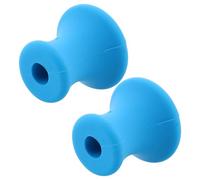 ARTSEWPLY Rubber Tuning Fork Holder Stand Minimizing Vibrations 2pcs with Stable Support Base, Sound Therapy Accessory Blue Colour for Yoga Meditation and Vibrational Healing