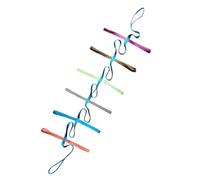 ARTSEWPLY Safety Wrist Leash with Handles, Preschool Outdoor Anti-Lost Walking Rope 38mm Wide Blue Strap for Kindergarten Group Outings and Daycare Supervision