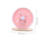 ARTSEWPLY Silent Hamster Exercise Wheel with Stand Small Chinchilla and Hedgehog Running Noise Reducing Rodent Wheel for Cage Enhances Activity and Relieves Boredom