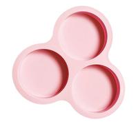 ARTSEWPLY Silicone Egg Mold Baking Tray Making Molds Shape Dessert Bake Maker Muffins Muffin Pan Cupcake Silicone Pans Silica Gel Pink