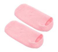 ARTSEWPLY Silicone Gel Moisturizing Socks with Non Slip Dots for Cracked Heel Repair Soft Hydrating Foot Care for Men and Women Breathable Cotton Yarn Ankle Foot Mask