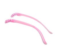 ARTSEWPLY Silicone Glasses Temple Replacement Arms for, 1 Pair Pink Soft Spectacle Legs, Eyeglass Repair Temples for Student Glasses, Anti-Pressure and Ear Protection
