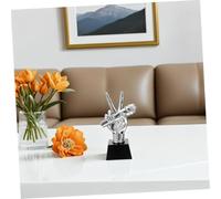 ARTSEWPLY Silver Microphone Trophy for Singing Contests Resin Music Award for School and Community Events Versatile Karaoke and Public Speaking Prize Photofriendly Keepsake for Music