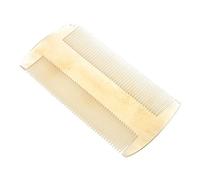 ARTSEWPLY Small Sheep Horn Scalp Comb Double Sided Massage Hair Comb for Improved and Tension Relief Natural Material Gentle Scalp Care Tool for Home Use and Gift Giving