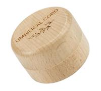 ARTSEWPLY Small Wooden Keepsake Box with Seal Multipurpose Umbilical Cord Storage Organizer for Newborn Memories Compact Pregnancy Keepsake Case Gift for Boys and Shower