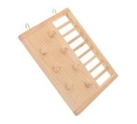 ARTSEWPLY Small Wooden Ladder for Hamsters and Small Pets Smooth Surface Climbing Bridge Easy to Clean Pet Accessory for Guinea Pigs Chinchillas Gerbils and Mice Playground
