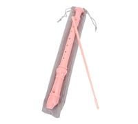 ARTSEWPLY Soprano Recorder for Pink Abs Beginner Clarinet Musical Instrument Educational Developing Finger and Sound Skills
