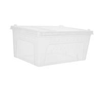 ARTSEWPLY Spider Terrarium Breeding Box Plastic Small Reptile Habitat Enclosure with Feeding Net Suitable for Spiders Arachnids and Small Exotic Pets