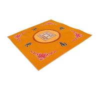 ARTSEWPLY Square Anti-skid Mahjong Tablecloth for Poker Game Comfortable Supple Material Silent Table Cover for Home Desk for Board Games in Living Bedroom Office Hotel Use