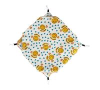 ARTSEWPLY Squirrel Hammocks Chinchilla Bed Warm Hanging Hammock Made from High-Class Cloth 34X34X17Cm for Sleep in Hamster Cage Suitable for Hamsters and Rats