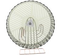 ARTSEWPLY Stable Silent Hamster Wheel with Gold Bracket Large Exercise Running Wheel for Rats Chinchilla Hedgehogs Small Pets Cage Toy