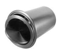 ARTSEWPLY Stainless Steel Kitchen Garbage Bin Set 3pcs Embedded Tabletop Trash Can Lid Built-In Countertop Waste Basket for Kitchen, Office, and Restaurant