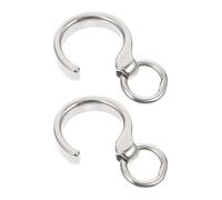 ARTSEWPLY Stainless Steel Parrot Foot Rings Bird Leg Chains for Flying Training Prevent Escape Suitable for Pet Parrots and Birds