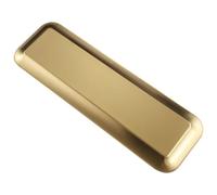 ARTSEWPLY Stainless Steel Sushi Plate Long Rectangular Serving Tray for Meat and Appetizers Food-grade Decorative Dish for Party Tableware and Practical Storage
