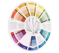 ARTSEWPLY Standard Color Learning Wheel for Painting and Makeup Blending Compact Lightweight Color Chart Tool for Artists Students and Nail Designers Creative Palette for Art Classes and