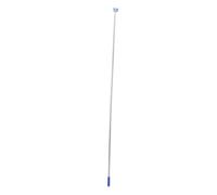 ARTSEWPLY Telescoping Window Opener Pole with Hook, 6-section 2.24m Adjustable Curtain Puller Wand for High Windows and Skylights, Blue Extension Rod for Loft Hatch and Awning