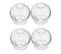 ARTSEWPLY Thickened Glass Set of 4 Cupping Therapy Device for Home Use for Chinese Massage and Wellness Treatments