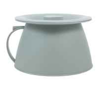 ARTSEWPLY Thickened Plastic Spittoon with Lid and Handle Smooth Rounded Edges Urinal Pot for Elderly and Reusable Bedridden Chamber Pot for Family Use Easy to Clean Urine Container