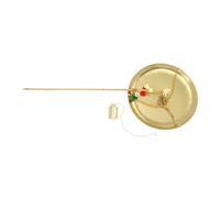 ARTSEWPLY Traditional Chinese Medicine Copper Plate Scale Small Gram Scale Tool Accurate for Kitchen Food Jewelry Herbs Weighing Home Use Simple Design