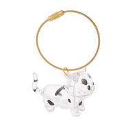 ARTSEWPLY Transparent Cat Hair Keepsake Box Keychain Lightweight Portable Pet Memorial Capsule with Whimsical Kawaii Cat Design for Collecting and Storing Pet Hair at Home Travel Work