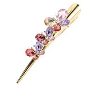 ARTSEWPLY Unique Rhinestone Hairpin Alligator Clip for Women Butterfly Barrette Crystal Decorative Hairpin Chic Jewelry Ponytail Holder for Daily Parties Weddings