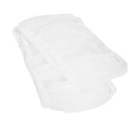 ARTSEWPLY Universal White Xxl Bird Cage Cover Mesh Net, Nylon Seed Guard Skirt for Parakeet Parrot Cage, 150-220cm Perimeter, 35cm Height, Dust-resistant Birdcage Accessory for Pet Birds