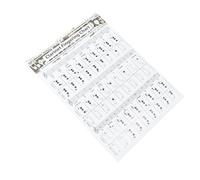 ARTSEWPLY Useful Clarinet Finger Chord Chart for Beginners Note Guide Poster for Practice and Training Precise Fingering Reference for Clarinet Players Easy to Read Musical Instrument Aid