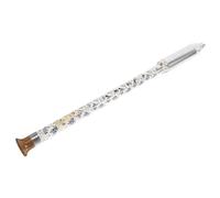 ARTSEWPLY Vertical Blowing G Tuning Bawu Ethnic Musical Instrument Detachable Design Blue White Porcelain Color Traditional Chinese Woodwind for Adults Musicians with Storage Pouch