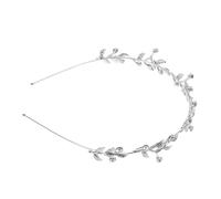 ARTSEWPLY Vintage Alloy Rhinestone Leaf Headband Bridal Roman Tiara Princess Hairband for Women Wedding Prom Party Accessories