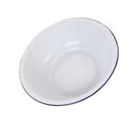 ARTSEWPLY Vintage Enamel Basin Round Nest Mixing Bowl High Temperature Resistant Old Fashioned Enamelware for Kitchen Vegetable Washing Face Cleaning