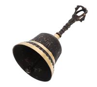 ARTSEWPLY Vintage Handheld Copper Bell Retro Call Bell for Reception Desk for Home and Special Events