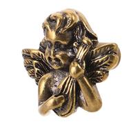 ARTSEWPLY Vintage Metal Angel Drawer Pulls Brass Cabinet Handles for Kitchen Cupboard, Wardrobe, and Dresser Doors - Handmade Cabinet Hardware with Antique Finish