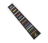 ARTSEWPLY Violin Intonation Stickers Fingerboard Decal for Accurate Fingering Practice Sturdy Adhesive Sticker for Beginners Easy to Apply