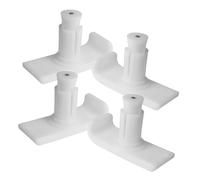 ARTSEWPLY Walker Ski Glides Replacement Feet Tips 4pcs Set Non-Slip Portable Walker Sliders Anti-Skid Accessories Elderly Mobility Aid