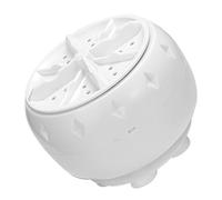 ARTSEWPLY Washing Machine Portable Washing Machine Mini Ultrasonic Turbine Washer Plastic White