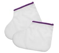 ARTSEWPLY Wax Refills Liners Foot Covers 1 Pair 27X19Cm Polyester Heat Retention Comfortable Wear Paraffin Treatment at Home and Salon Use