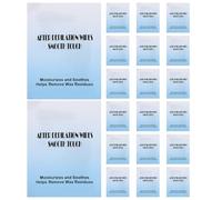 ARTSEWPLY Wax Removal Wipes 20Pcs for Facial and Body Hair Removal Post Wax Treatment Reduces Redness and Nourishes Skin with Plant Extracts Portable Wipes