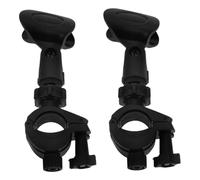ARTSEWPLY Wireless Mic Clip Holder Lightweight Plastic Microphone Stand Clip for Public Speaking On-the-go Use
