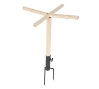 ARTSEWPLY Wooden Chicken Perch Stand Smooth Sturdy Roosting Platform for Hens Roosters and Pet Birds Compact Design Easy to Move Outdoor Indoor Chicken Accessories