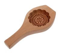 ARTSEWPLY Wooden Flower Moon Cake Mould Handmade Baking Tool Kitchen Gadget Cake Making Mould for Traditional Festival Pastry and DIY Dessert Decorations
