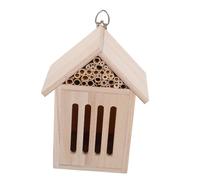 ARTSEWPLY Wooden Insect House Natural Bee Shelter Hanging Garden Bug Hotel for Ladybugs Butterflies Beetles Outdoor Nesting Box Easy Install with Nature-inspired Design