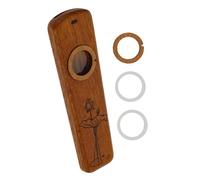 ARTSEWPLY Wooden Kazoo for Music Lovers Easy to Play Portable Kazoo Instrument for Guitar Ukulele Accompaniment