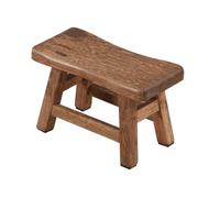 ARTSEWPLY Wooden S Stool Household Footstool Multi-purpose S Step Stool for Bathroom Living Shoe Changing Compact and Sturdy Design