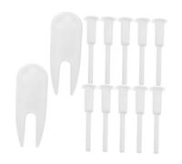 ARTSEWPLY Yoga Ball Plug Replacement Kit Set with Sturdy Stoppers Easy Removal Tool for Inflatable Fitness Equipment Compatible with Yoga Balls and Jumping Horses