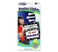 Artskills Clear String Light Kit with Punch Tool and Instructions for Posters, Dorms and Projects, Battery-Operated, 20 Lights with 2 Modes