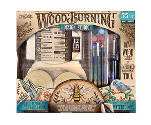 ArtSkills Wood Burning Tool Kit - 55 Piece Complete Woodburning Arts and Crafts Kit for Kids & Adults Cool Gifts for Teen Boys & Girls Fun Crafts DIY Projects