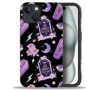 artslion Case for iphone 14 6.1 in, Gothic Pastel Gravestones Phone Case for Women Girl Men-Durable Protection Case for iphone 14