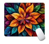 artslion Decorative Mouse Pad 24x20cm - Smooth Surface & Non-Slip Rubber Base for Office, Home & Gaming Vintage Flowers Patterns